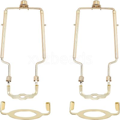 Iron Lamp Shade Harp Holder AJEW-OC0002-67G-1
