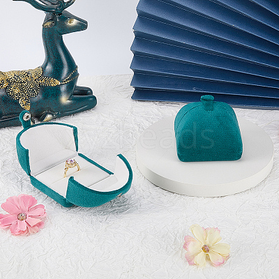 Velvet Finger Ring Package Boxes CON-WH0085-195B-1