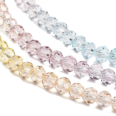 Transparent Painted Glass Beads Strands DGLA-A034-T3mm-A15-1