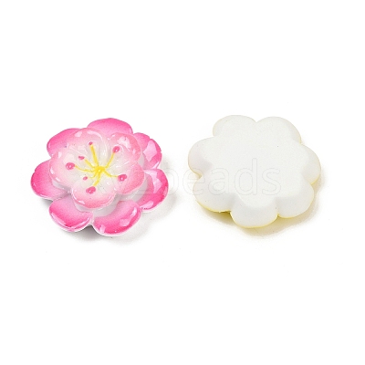 Opaque Resin Enamel Cabochons CRES-D308-01-1