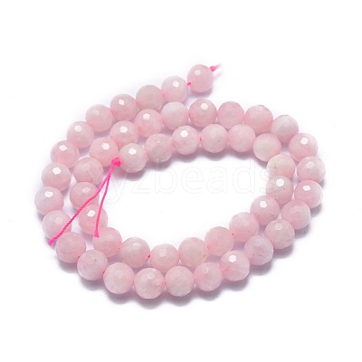 Natural Madagascar Rose Quartz Beads Strands G-G792-29B-1