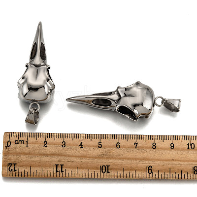 304 Stainless Steel Big Pendants STAS-H365-16-1