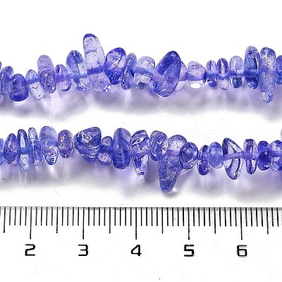 Transparent Crackle Glass Beads Strands GLAA-U004-01N-1
