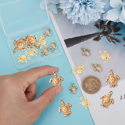 18Pcs 3 Styles Brass Charms FIND-PH0022-94-1