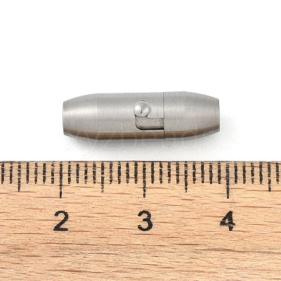 Non-Tarnish 304 Stainless Steel Locking Tube Magnetic Clasps STAS-F194-20P-1