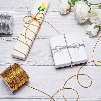 Jewelry Braided Thread Metallic Cords MCOR-PH0001-01A-1