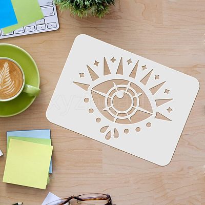 Large Plastic Reusable Drawing Painting Stencils Templates DIY-WH0202-065-1