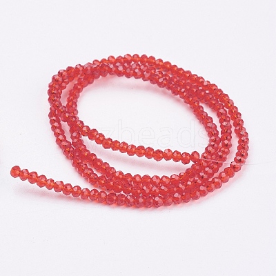 Transparent Glass Beads Strands GLAA-R135-2mm-17-1