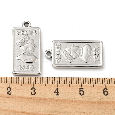 Non-Tarnish 304 Stainless Steel Pendants STAS-L022-210P-1