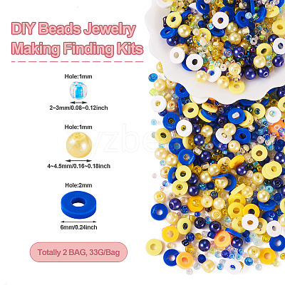 DIY Beads Jewelry Making Finding Kits DIY-TAC0009-10E-1
