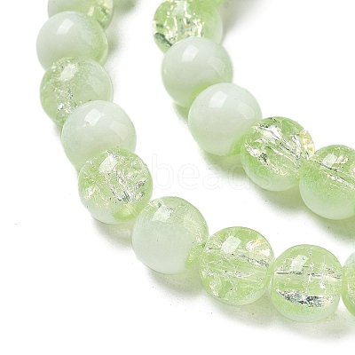 Crackle Glass Beads X1-GLAA-U001-8mm-09-1