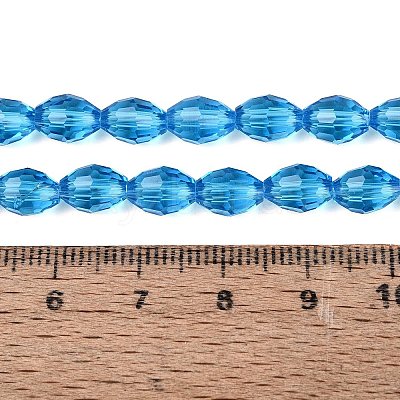 Transparent Glass Beads Strands GLAA-N071-01A-A12-1