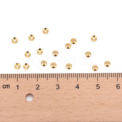 Brass Tiny Bead Cones KK-O043-04G-1