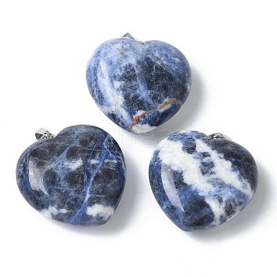 Natural Sodalite Pendants G-A259-02P-04-1