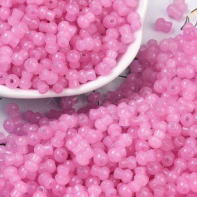 Transparent Colours Glass Seed Beads SEED-R001-01F-1