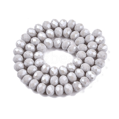 Electroplate Glass Beads Strands EGLA-A044-P8mm-A19-1