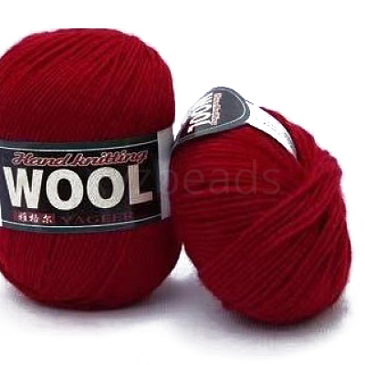 4-Ply Polyester Wool Blend Yarn YCOR-PW0001-003A-22-1