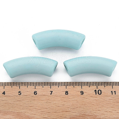 Opaque Acrylic Beads MACR-S372-001B-13-4809-1