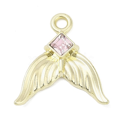 Golden Alloy Pendants PALLOY-R151-50G-01-1