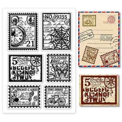 Custom PVC Plastic Clear Stamps DIY-WH0618-0120-1