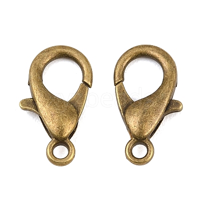 Zinc Alloy Lobster Claw Clasps E106-AB-NR-1