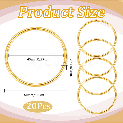 Iron Open Jump Rings FIND-SP0002-63E-1