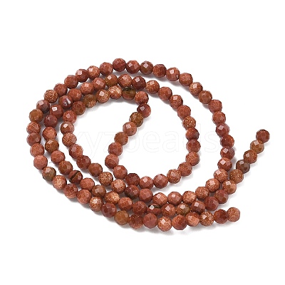 Synthetic Goldstone Beads Strands X-G-C263-A01-3mm-1