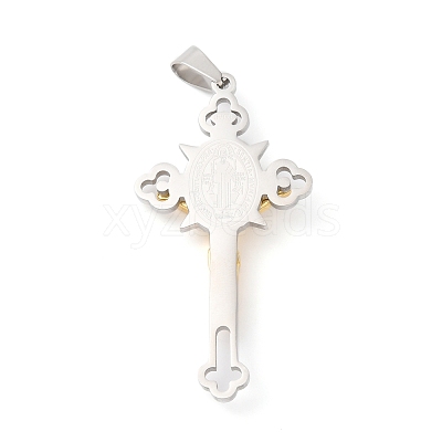 PVD Vacuum Plating 304 Stainless Steel Big Pendants STAS-D052-03GP-1