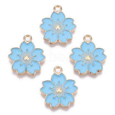 Alloy Enamel Pendants ENAM-S121-115C-1