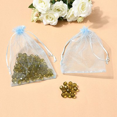 Organza Gift Bags with Drawstring OP-R016-13x18cm-08-1