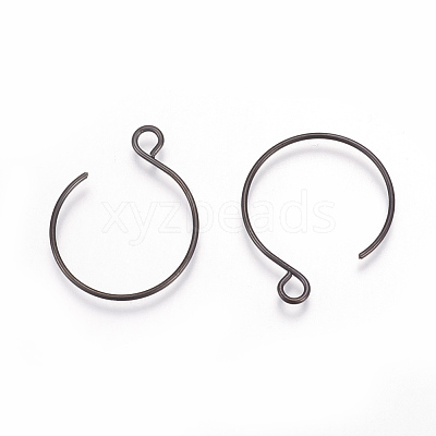 304 Stainless Steel Earring Hooks Ion Plating(IP) STAS-L216-02A-B-1