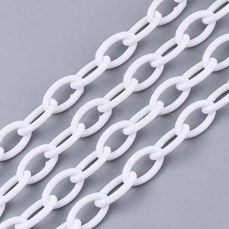 Opaque Acrylic Cable Chains X-SACR-N010-001K-1