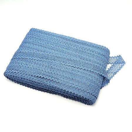 Polyester Rolls Lace Trim OCOR-WH0063-64B-1