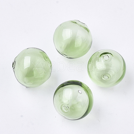 Handmade Blown Glass Beads BLOW-T001-32A-05-1