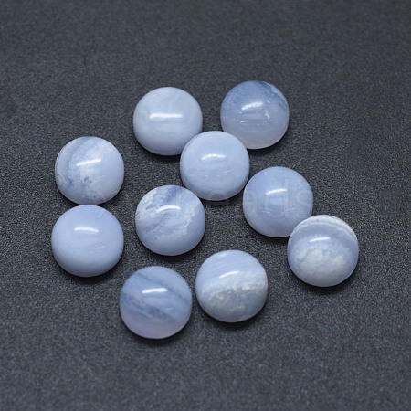Natural Blue Lace Agate Cabochons G-G795-06-01B-1