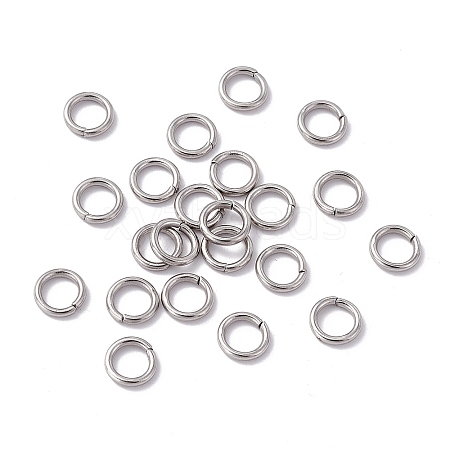 Non-Tarnish 304 Stainless Steel Open Jump Rings X-STAS-C040-01H-P-1