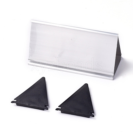 Triangle Aluminium Alloy Table Top Display Stand ODIS-WH0005-54A-1