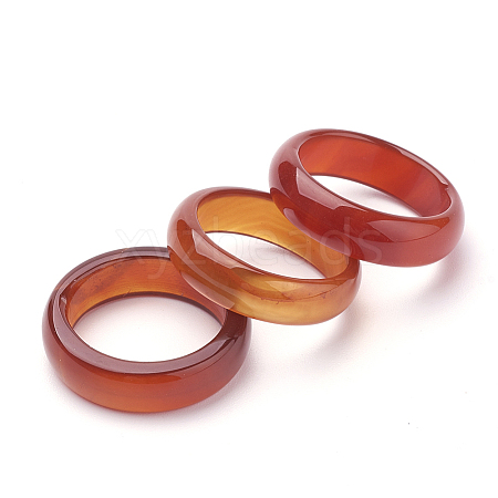 Natural Agate Rings G-S279-42D-01-1