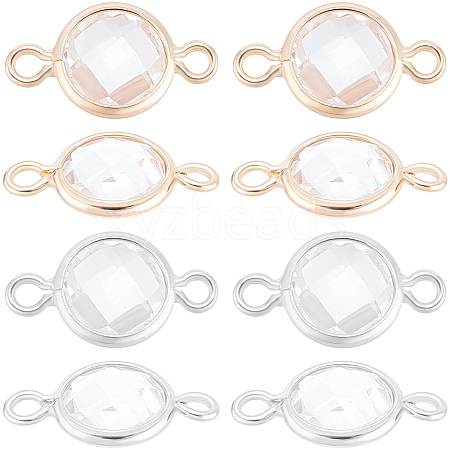 20Pcs 2 Colors Glass Links/Connectors KK-BBC0017-76-1