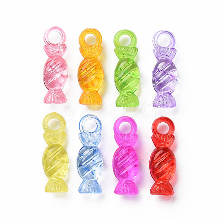 Transparent Acrylic Pendants MACR-N013-045-A01-1