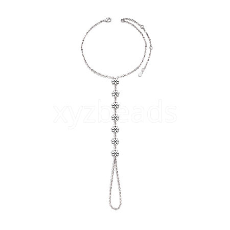 SHEGRACE Brass Toe Ring Anklets JA107A-1