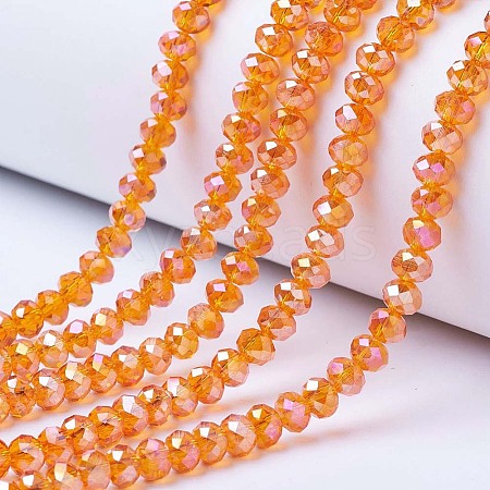 Electroplate Glass Beads Strands LS-EGLA-A034-T1mm-B16-1