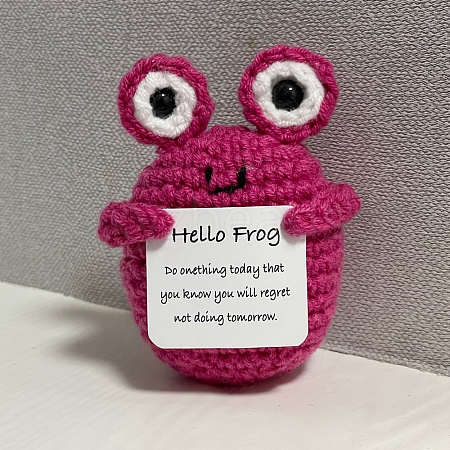 Cute Funny Positive Frog Doll PW-WG68207-02-1