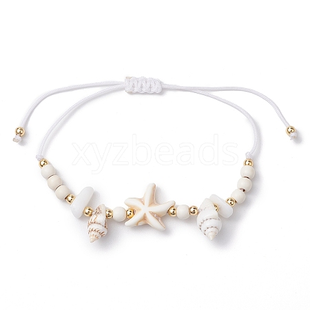 Adjustable Braided Beads Bracelets for Women BJEW-JB11164-02-1