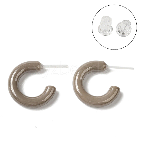 Hypoallergenic Bioceramics Zirconia Ceramic Stud Earrings EJEW-Z023-01L-02-1