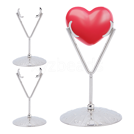 Alloy Crystal Ball Crafts Holder ODIS-WH0030-260P-1