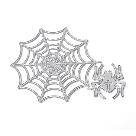 Halloween Spider Web Carbon Steel Cutting Dies Stencils X-DIY-M003-16-1