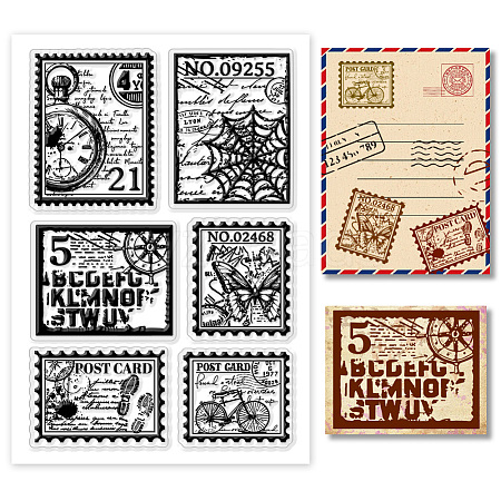 Custom PVC Plastic Clear Stamps DIY-WH0618-0120-1