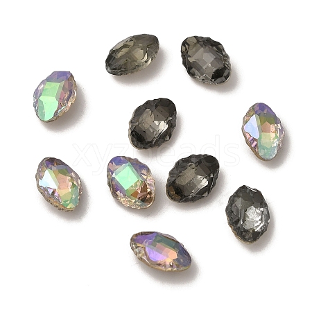 Glass Rhinestone Cabochons RGLA-G023-17-1