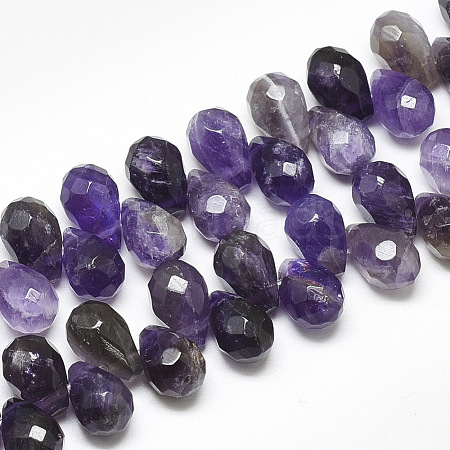 Natural Amethyst Beads Strands G-S357-C01-20-1